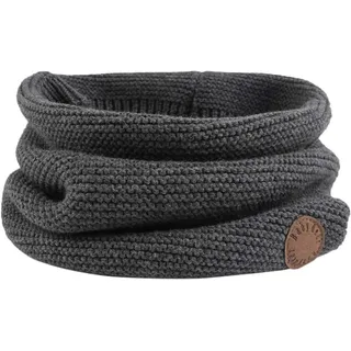XIAOHAWANG Baby Schal Winter Strickschal Jungen Dick Warm Schlauchschal Mädchen Loop Schal Kinder Rundschal für 1-6Jahren (Dunkelgrau) - 1-6Jahren