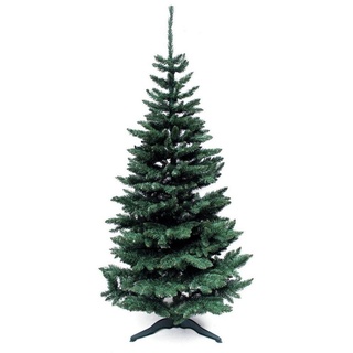 Arnusa Künstlicher Weihnachtsbaum 220 cm mit Ständer Kunsttanne, Edeltanne, natürliches Aussehen grün