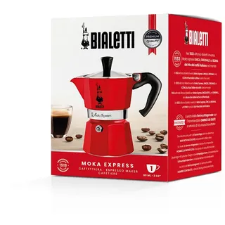 Bialetti  Moka Express 1 Tasse rot