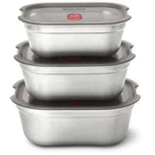 Black+Blum Multi-function Mixed Lunchbox-set - Grey / Red - One Size