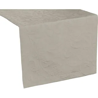 PICHLER Tischwäsche Cordoba Tischläufer 50x150 cm platin