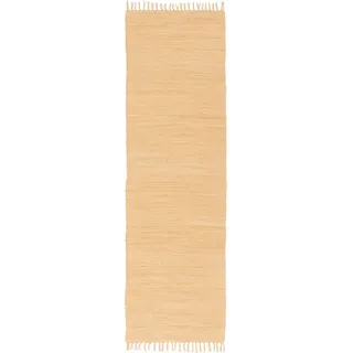 Pergamon Baumwolle Natur Teppich Flachgewebe Handgewebt Läufer Jolly Cotton (70 x 250 cm, Teppiche & Böden, Teppiche, Teppichläufer