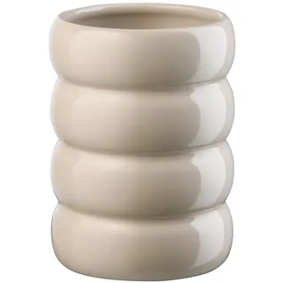 Asa Selection Vase H 16 cm LOOPY, 10 x 16 cm - Beige - Steingut