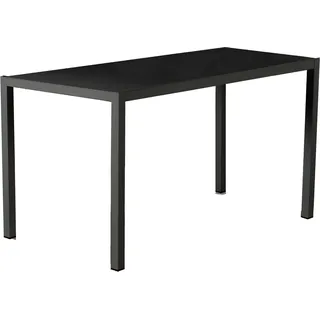jan kurtz Aria Gartentisch 140 x 80 x 75 cm Schwarz/Grau