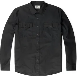 Vintage Industries Langarmhemd Schwarz 3XL