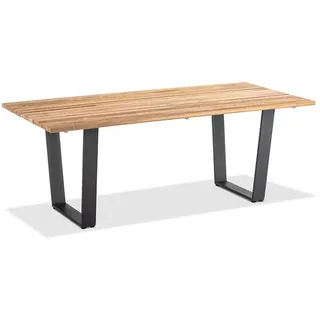Niehoff Noah Gartentisch 200 x 95 x 76 cm Teak/Anthrazit