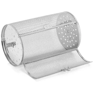 STILLSTERN Edelstahl Grillkorb für Minibackofen Bratenkorb - 14cm Ø