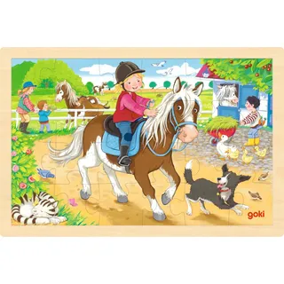GoKi Einlegepuzzle Ponyhof (57412)