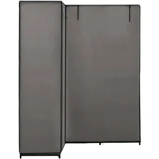 vidaXL Eckschrank 130 x 110 x 87 cm Grau