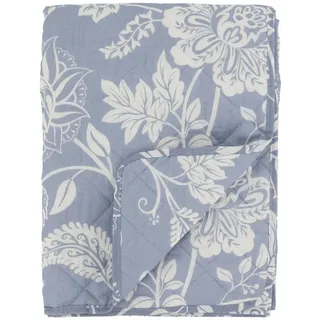 Chic Antique Aix Bettüberwurf 180 x 130 cm Blau/Weiß