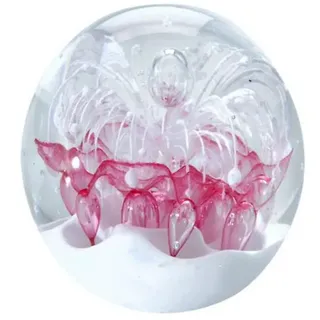 Pfronten Schmuck GmbH Traumglaskugel, mittel - Dekorative Kugel - Glas - Büro - Briefbeschwerer