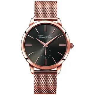 Thomas Sabo Uhr Rebel Spirit WA0177-265 Braun Roségold Milanaise Armbanduhr