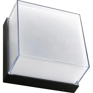 Heitronic Außenwandleuchte Aluminium, Kunststoff 8,8 cm IP65 10 W anthrazit
