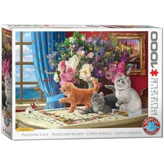 Eurographics Puzzelnde Katzen 1000 Teile