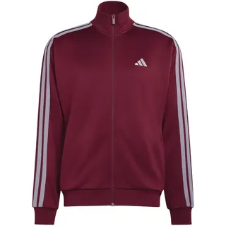 adidas 3-Streifen French Terry Trainingsanzug Rot L