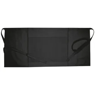 Macma Kochschürze Servierschürze / Größe: ca. 89x40cm / Farbe: schwarz