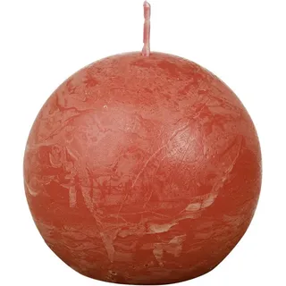 Bolsius Rustik Kugelkerze 7,6 cm orange