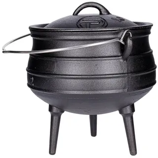 TP Schmortopf Potjie Pot, BBQ Dreifuß Kochtopf, Dutch Oven Kaus Gusseisen, Feuerkess