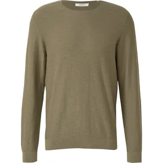 s.Oliver Strickpullover mit Flammgarnstruktur Grün 3XL