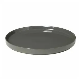 BLOMUS Speiseteller Pilar Ø 27 cm Keramik Grau