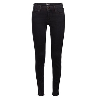Esprit Skinny-fit-Jeans Enge Jeans mit mittelhohem Bund schwarz 28/30