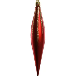 Trendline Weihnachtskugeln Zapfen bruchfest, langlebig 15 cm rot 8 Stück Christbaum- & Feiertagsschmuck