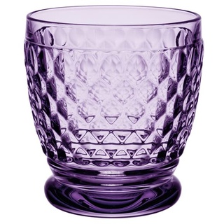 Villeroy & Boch – Boston Lavender Becher Lila 200 Ml, Spülmaschinenfest, Wasserglas Violett, Trinkglas, Glas Rund, Glas Bunt, Saftglas, Buntes Glas, Kristallglas