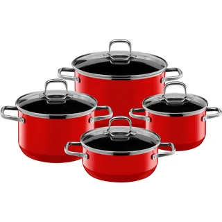 Silit Silargan® Elegance Topf-Set, 4-teilig, Red