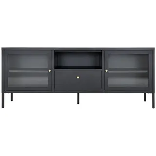 House Nordic Lowboard Dalby, in Schwarz, Metall - 160x60x35cm (BxHxT) schwarz