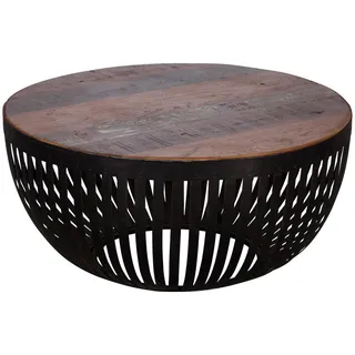 Wohnling Couchtisch Holz mango lackiert 70 x 33 x 70 cm