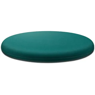 Generisch Memory-Schaum Sitzkissen Rund 35-40cm, Stuhlkissen, Weiches Kissen für Stühle (Dunkelgrün, 40cm)