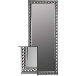 elbmöbel Spiegel Silber Ankleidespiegel 150x60cm im Holzrahmen Shabby Chic Spiegelfläche