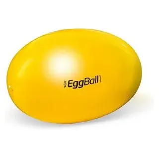 tonkey active life PEZZI Eggball Original Sitzball Gymnastikball Pezziball 65 cm gelb,