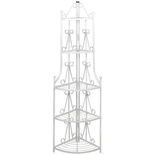 vidaXL Pflanzentreppe 160 x 36 cm Weiß