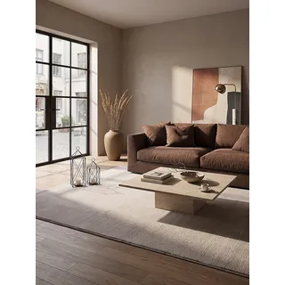 KADIMA DESIGN ALDAN Hochflorteppich 240 x 340 cm Beige