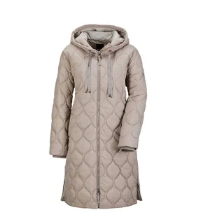 GOLDNER Langmantel Kurzgröße Wintermantel mit Stehkragen und Kapuze beige 19