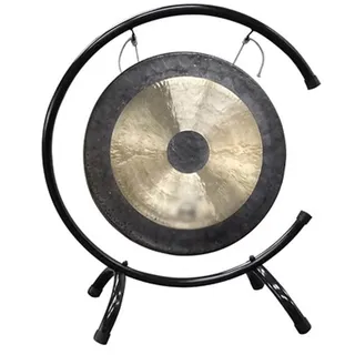 SciAza gong klingel klangschalen percussion instrumente musikinstrument 18–45 cm hohe chinesische C-Ranger-Gongs und Gongs eignen sich sehr gut für kleine Räume(Color:45+55cm,Size:)
