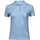 Schweres Damen Luxus Piqué Stretch Polo 145 light blue S