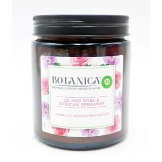 Airwick Candle Island Rose & afrikanische Geranie 120 g, Weiß