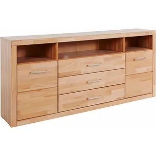 OTTO home Sideboard 180 x 80 x 35 cm Beige / Braun