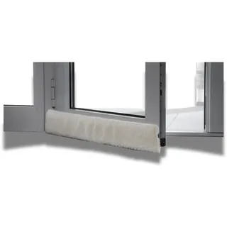 K. & N. Schurwolle 550 Schurwoll-Zugluftstopper für Türen 100 cm, Natur