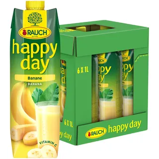Happy Day Banane/Kirsche Fruchtnektar 6 x 1 l