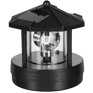 360° Drehbarer Led-solarleuchtturm, Solar-led-lampe, Wasserdichter Leuchtturm Für Garten- Und Hofdekoration