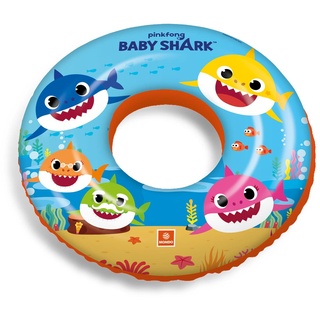 Mondo Toys - BABY SHARK Swim Ring - Aufblasbarer Schwimmring - Schwimmring - ideal für Jungen / Mädchen - verwendbar im Schwimmbad / Meer - 16889
