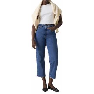 Levi's Ribcage Straight Ankle Blau 30/31