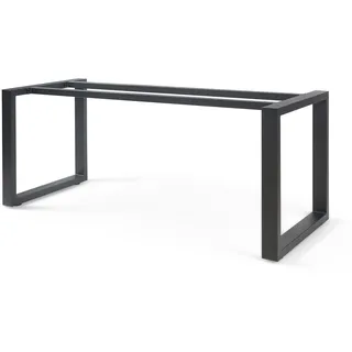 [en.casa] Vestmalu 160 x 72 x 70 cm Schwarz