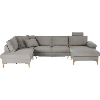 Candy Wohnlandschaft Polyester 2-Sitzer Grau