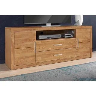 OTTO home Logo Lowboard 160 cm Braun Holz teilmassiv