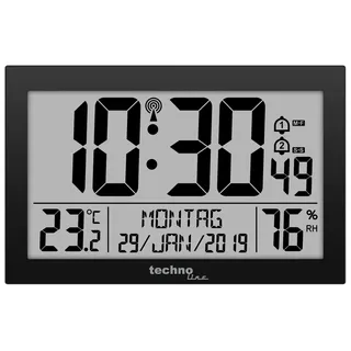 Technoline WS 8016 22,5 cm schwarz