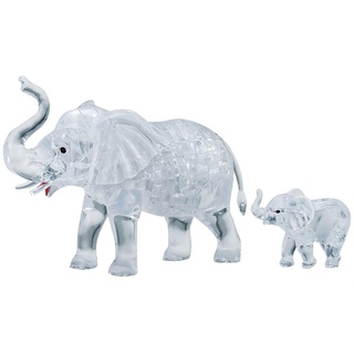 Crystal Puzzle 3D Elefantenpaar 46 Teile